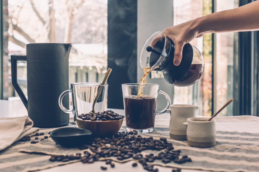 coffee set up